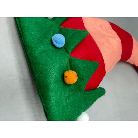 Christmas wonder shop elf hat striped pink red bell palm palms ages 16+ os READ - Picture 9 of 10